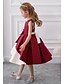 cheap Flower Girl Dresses-Princess Knee Length Flower Girl Dresses Party Mikado Sleeveless Jewel Neck with Bow(s) 2022