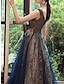 cheap Prom Dresses-A-Line Prom Dresses Glittering Dress Wedding Guest Evening Party Floor Length Sleeveless Scoop Neck Organza with Sequin 2024