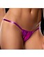 preiswerte Unterhosen-Damen mit Schnürung Sexy G-Strings &amp; Tangas Solide Mittlere Taillenlinie Schwarz Purpur Rot Einheitsgröße