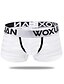 cheap Men&#039;s Exotic Underwear-Men&#039;s 1 Piece Basic Boxers Underwear - Normal Mid Waist White Black Blue S M L