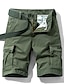 cheap Hiking Trousers &amp; Shorts-Men&#039;s Cargo Shorts Hiking Shorts Military Summer Outdoor Standard Fit 10&quot; Breathable Quick Dry Multi Pockets Sweat wicking Shorts Bottoms Knee Length Dark Grey Army Green Cotton Work Camping / Hiking