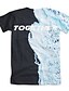 cheap Tees &amp; Shirts-Kids Boys&#039; T shirt Tee Short Sleeve Geometric Print Children Summer Tops Basic Blue