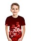 cheap Tees &amp; Shirts-Kids Boys&#039; T shirt Tee Short Sleeve Color Block Children Tops Streetwear White Black Blue