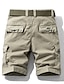 cheap Trousers &amp; Shorts-Men&#039;s Cargo Shorts Hiking Shorts Military Summer Outdoor Standard Fit 10&quot; Breathable Quick Dry Multi Pockets Sweat wicking Shorts Bottoms Knee Length Dark Grey Army Green Cotton Work Camping / Hiking