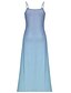 Χαμηλού Κόστους Maxi Φορέματα-Γυναικεία Φόρεμα με λεπτή τιράντα Μακρύ φόρεμα Κίτρινο Ανθισμένο Ροζ Γκρίζο Μπλε Απαλό Αμάνικο Συνδυασμός Χρωμάτων Ανοιξη καλοκαίρι Βαθύ V Κλασσικό &amp; Διαχρονικό 2021 Τ M L XL XXL 3XL 4XL 5XL