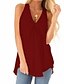 cheap Tank Tops &amp; Camis-Women&#039;s Shirt Blouse Black White Yellow Solid Colored Sleeveless Daily V Neck Loose Fit Summer