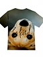 cheap Tees &amp; Shirts-Kids Boys&#039; T shirt Tee Short Sleeve Animal Print Children Tops Basic Green