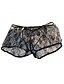 levne Exotické pánské spodní prádlo-Men&#039;s 1 Piece Print Boxers Underwear - Normal Low Waist Black Red One-Size