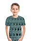 cheap Tees &amp; Shirts-Kids Boys&#039; T shirt Tee Short Sleeve Animal Children Tops Streetwear Black Blue Yellow