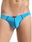 cheap Men&#039;s Exotic Underwear-Men&#039;s 1 Piece Basic Briefs Underwear - Normal Low Waist Black Blue Red S M L