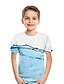 cheap Tees &amp; Shirts-Kids Boys&#039; T shirt Tee Short Sleeve Color Block Blue Red Yellow Children Tops Streetwear