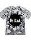 cheap Tees &amp; Shirts-Kids Boys&#039; T shirt Tee Short Sleeve Geometric Print Children Tops Basic White