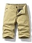 cheap Shorts-Men&#039;s Sporty Basic Breathable Outdoor Sports Daily Weekend Shorts Pants Solid Colored Knee Length Sporty Black Red Army Green Khaki Gray