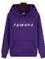 cheap Women&#039;s Hoodies &amp; Sweatshirts-Women&#039;s Hoodie Graphic Text Letter Basic Hoodies Sweatshirts  White Black Purple