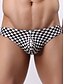 cheap Men&#039;s Exotic Underwear-Men&#039;s 1 Piece Print Briefs Underwear - Normal Low Waist Black M L XL