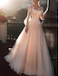 رخيصةأون فساتين زفاف-الشاطئ / الوجهة Wedding Dresses in Color فساتين زفاف A-الخط