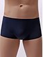 cheap Men&#039;s Boxers Underwear-Men&#039;s Normal Basic Boxers Underwear Stretchy Mid Waist 1 PC Blue S