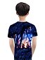 cheap Tees &amp; Shirts-Kids Boys&#039; T shirt Tee Short Sleeve 3D Blue Children Tops Streetwear