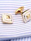 cheap Men&#039;s Accessories-Cufflinks Fashion Brooch Jewelry Golden For Gift Daily