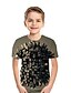 cheap Tees &amp; Shirts-Kids Boys&#039; T shirt Tee Short Sleeve Geometric Blue Red Wine Children Tops Streetwear