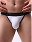 cheap Men&#039;s Exotic Underwear-Men&#039;s 1 Piece Basic Briefs Underwear - Normal Mid Waist White Black Blue S M L