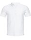 cheap Men&#039;s Casual T-shirts-Men&#039;s Shirt Solid Colored Short Sleeve Daily Wear Tops White Black Gray