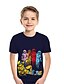 cheap Tees &amp; Shirts-Kids Boys&#039; T shirt Tee Short Sleeve Geometric Children Tops Streetwear White Yellow Green