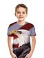 cheap Tees &amp; Shirts-Kids Boys&#039; T shirt Tee Short Sleeve Color Block Blue Red Yellow Children Tops Streetwear