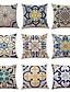 cheap Home &amp; Garden-9 pcs Faux Linen Pillow Cover, Geometric Pattern Printing Simple Casual Square Traditional Classic Outdoor Cushion for Sofa Couch Bed Chair