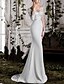 cheap Evening Dresses-Mermaid / Trumpet Evening Dresses Sexy Dress Engagement Sweep / Brush Train Long Sleeve Off Shoulder Lace with Appliques 2022 / Formal Evening