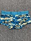 cheap Men&#039;s Exotic Underwear-Men&#039;s 1 Piece Print Briefs Underwear Low Waist Blue Yellow Green S M L