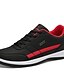 voordelige Herensneakers-Voor heren Sneakers Comfortabele schoenen Dagelijks ulko- Wandelen PU Zwart / Rood Wit Donkerblauw Herfst