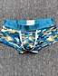 cheap Men&#039;s Exotic Underwear-Men&#039;s 1 Piece Print Briefs Underwear Low Waist Blue Yellow Green S M L