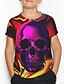 cheap Tees &amp; Shirts-Kids Boys&#039; T shirt Tee Short Sleeve Geometric Print Purple Children Tops Summer Basic Holiday