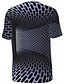 cheap Tees &amp; Shirts-Kids Boys&#039; T shirt Tee Short Sleeve Geometric Blue Children Tops Summer Sports &amp; Outdoors Basic Holiday