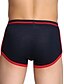 cheap Men&#039;s Exotic Underwear-Men&#039;s 1 Piece Basic Boxers Underwear - Normal Low Waist Red Royal Blue M L XL