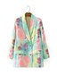 cheap Women&#039;s Blazer&amp;Suits-Rainbow Tie Dye Regular Fit Polyester Men&#039;s Suit - Shawl Lapel