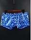 cheap Men&#039;s Exotic Underwear-Men&#039;s 1 Piece Print Boxers Underwear - Normal Low Waist Blue Red Yellow S M L