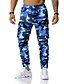 cheap Cargo Pants-Men&#039;s Tactical Cargo Trousers Full Length Pants Micro-elastic Camouflage Mid Waist Loose Blue Orange Light gray Red S M L XL XXL / Fall / Spring