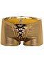 baratos Moda Íntima Exótica para Homem-Homens 1 Peça Básico Cueca Boxer - Normal Cintura Baixa Preto Azul Dourado XL XXL