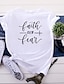 cheap Women&#039;s T-shirts-Women&#039;s T shirt Tee Designer Summer Hot Stamping Graphic Design Letter Short Sleeve Round Neck Daily Print Clothing Clothes Designer Basic White Black Pink