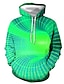 cheap Men&#039;s Pullover Hoodies-Men&#039;s Hoodie Pullover Hoodie Sweatshirt Yellow Red Blue Purple Green Hooded Graphic Optical Illusion Daily Going out 3D Print Plus Size Casual Clothing Apparel Hoodies Sweatshirts  Long Sleeve