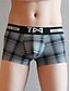 cheap Men&#039;s Exotic Underwear-Men&#039;s 1 Piece Basic Boxers Underwear - Normal Low Waist White Black Blue M L XL