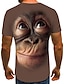 ieftine animale și muppets-Bărbați Cămașă Tricou Tricouri Grafic Animal Orangutan Rotund Negru Roz Îmbujorat Maro Tipărire 3D Petrecere Stradă Manșon scurt Imprimeu Îmbrăcăminte Șic &amp; Modern Amuzant Comfortabil Mare si inalt
