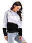 cheap Women&#039;s Hoodies &amp; Sweatshirts-Women&#039;s Pullover Hoodie Sweatshirt Color Block Sports Going out non-printing Active Cute Hoodies Sweatshirts  Loose Gray