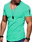 cheap Men&#039;s Tees &amp; Tank Tops-Men&#039;s Tee T shirt Tee Shirt Graphic Patterned Solid Colored Water Slurry Print V Neck Plus Size Casual Daily Short Sleeve Tops Basic Muscle Slim Fit Comfortable Green White Black