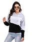 cheap Women&#039;s Hoodies &amp; Sweatshirts-Women&#039;s Pullover Hoodie Sweatshirt Color Block Sports Going out non-printing Active Cute Hoodies Sweatshirts  Loose Gray