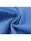 cheap Plus Size Dresses-Women&#039;s Denim Dress Maxi long Dress Blue Half Sleeve Solid Color Split Fall Spring V Neck Stylish Casual Loose Holiday 2021 M L XL XXL 3XL