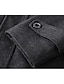 cheap Men&#039;s Trench Coat-Men&#039;s Winter Coat Wool Coat Overcoat Business WorkWear Winter Wool Windproof Warm Outerwear Clothing Apparel Basic Essential Solid Colored Turndown