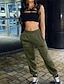 cheap Women&#039;s Bottoms-Women&#039;s Sporty Chinos Sweatpants Slacks Full Length Pants Casual Daily Solid Colored High Waist Breathable Outdoor Loose White Black Gray Pink Army Green S M L XL XXL